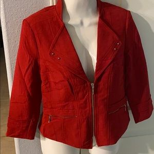 Beautiful red jacket
